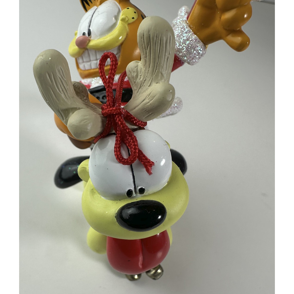 Garfield Carlton Cards Heirloom 113 Reins Again w/Ode Ornament Christmas Holiday - Picture 4 of 11